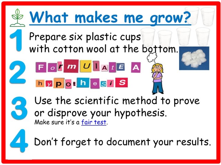 what makes me grow task card